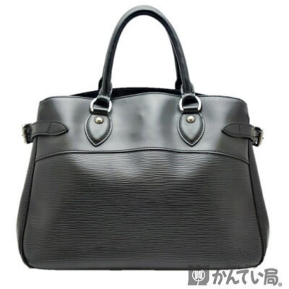 Saint Laurent Yves Boston Handbag Leather Black Brown - Picture 1 of 1